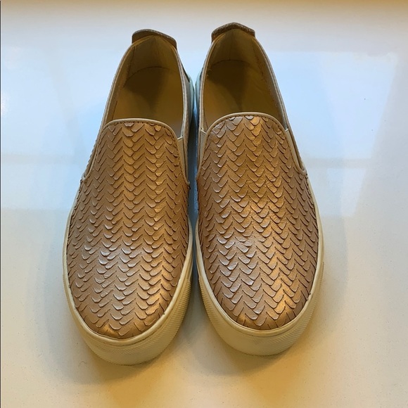 THE FLEXX Sneak Name Gold/Dune slip on sneaker - Picture 2 of 7
